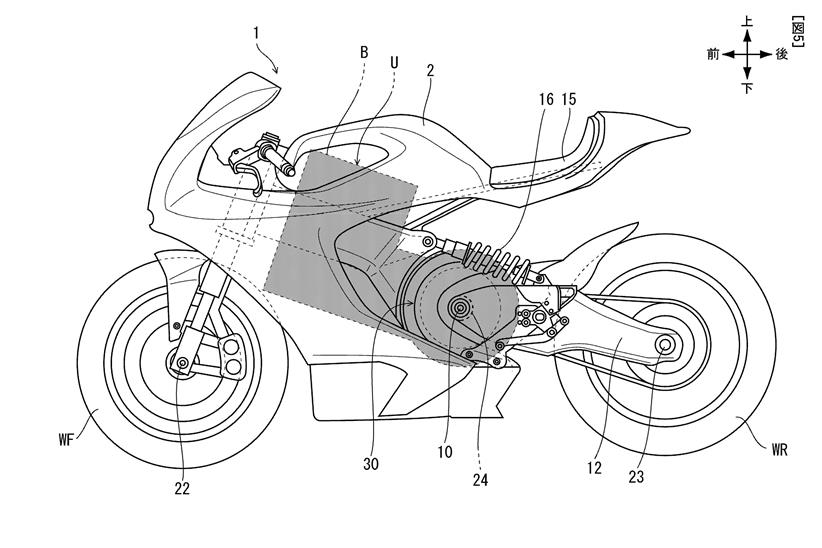 Honda RC-E battery placement