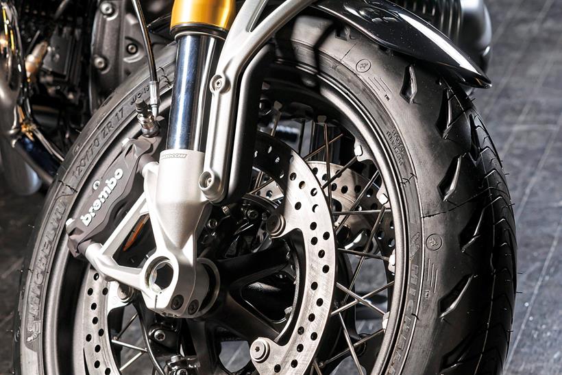 BMW R12 nine T front brakes