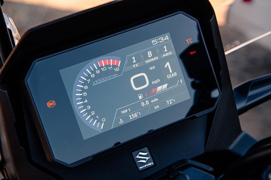 Suzuki V-Strom RE dashboard