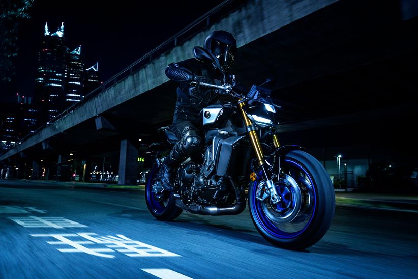 2024 Yamaha MT-09 SP front three quarters