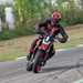 Ducati Hypermotard 698 Mono braking on track