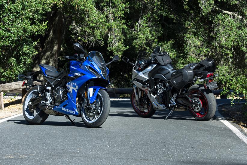 2024 Suzuki GSX-8R black and blue