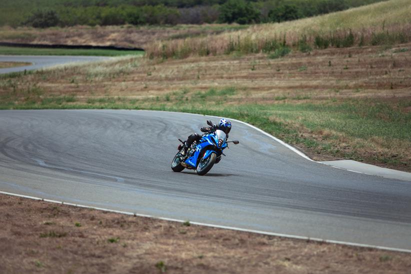 2024 Suzuki GSX-8R on track