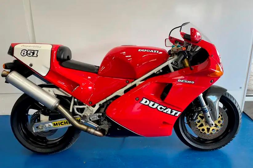 NEC auction Ducati 851 sp3