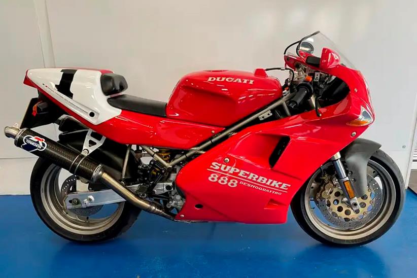 NEC auction Ducati 888