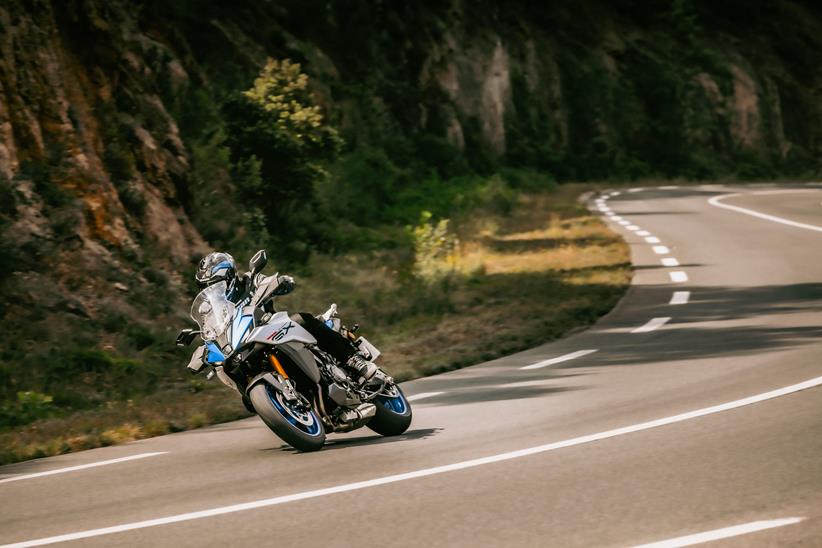 Suzuki GSX-S1000GX - corner on country road