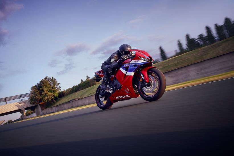 Honda CBR600RR - at speed on road