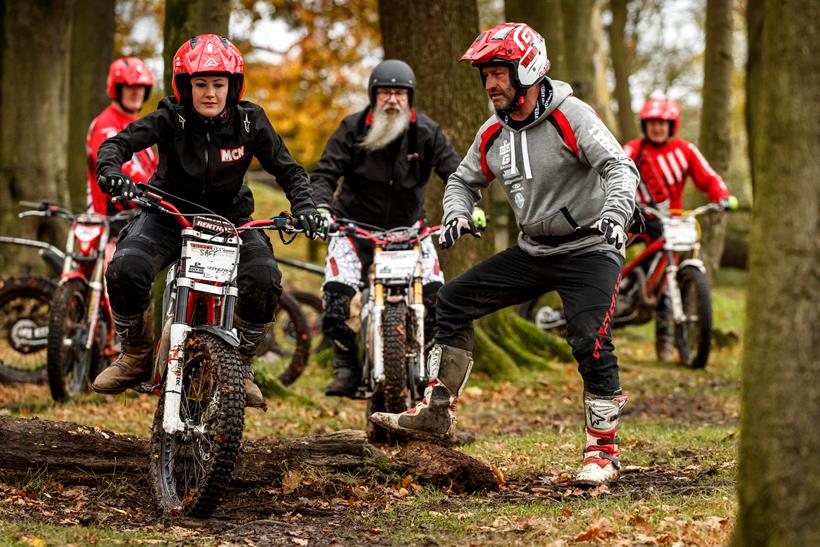 You'll learn a lot getting muddy on a trials course and it's a great form of advanced motorbike training