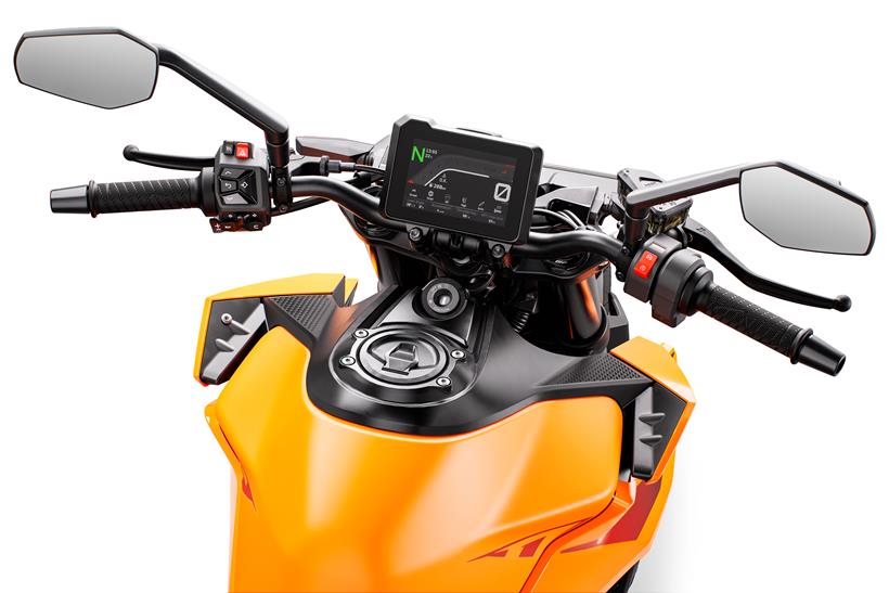 KTM Duke 990 - digital screen