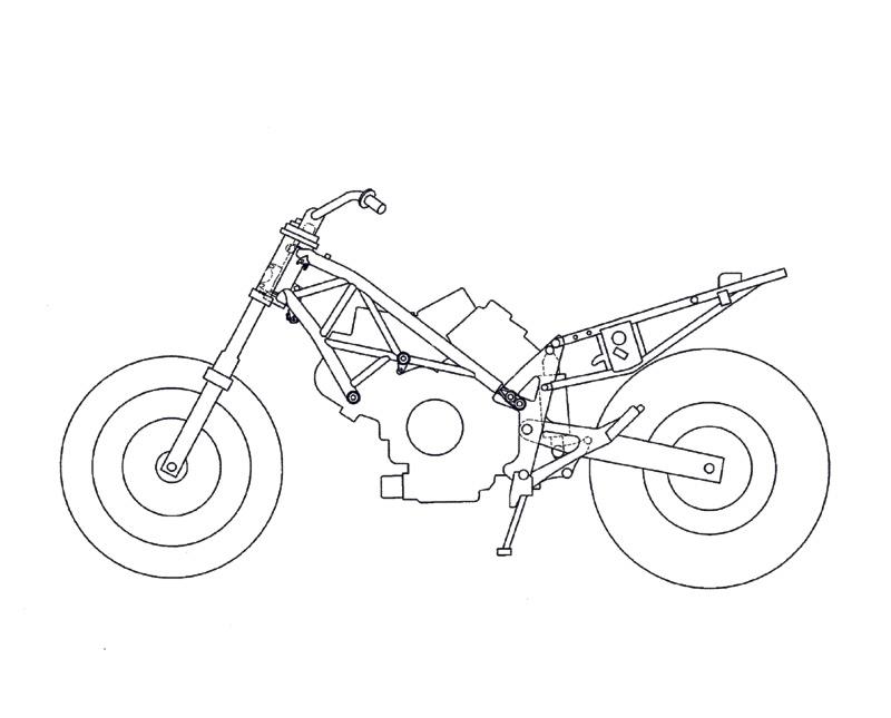 Honda's naked VF800 designs