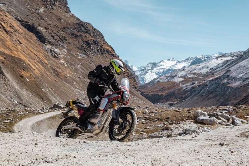 Royal Enfield Electric Himalayan - in the mountains