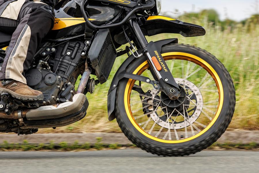 2024-on Royal Enfield Himalayan 450 Joe's Long Termer front wheel