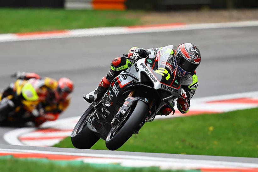 Christian Iddon in action for Oxford Products Racing Ducati