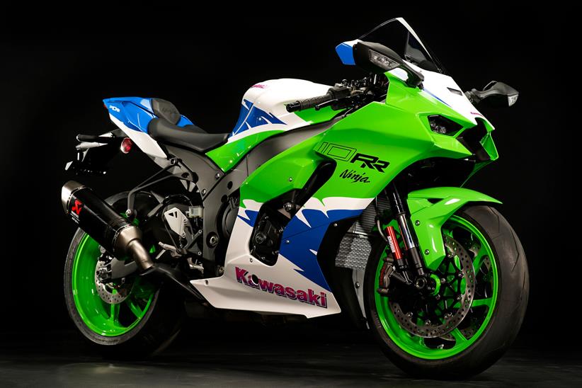 ZX-10RR - retro livery green and blue