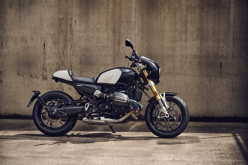 A side view of the BMW R12 nineT