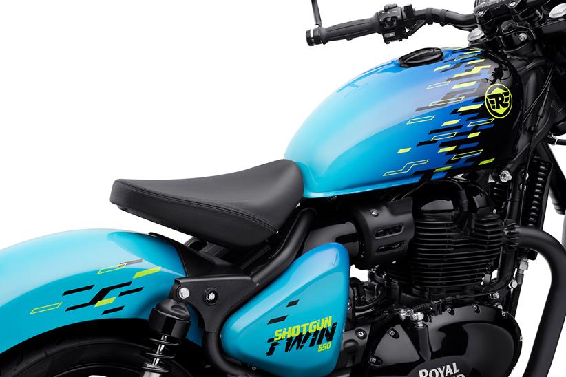 Royal Enfield Shotgun 650 comes with a single seat