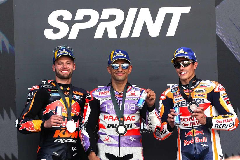 Sprint Race Valencia Top 3 - Martin, Binder and Marc Marquez