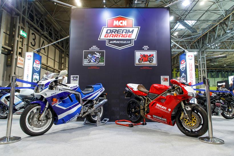 Motorcycle Live - MCN stand, Suzuki and Ducati