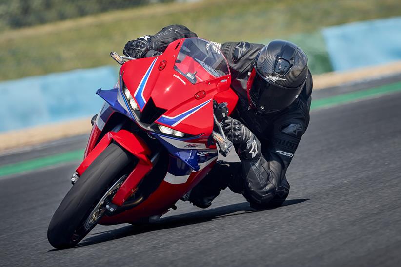 2024 Honda CBR600RR on track