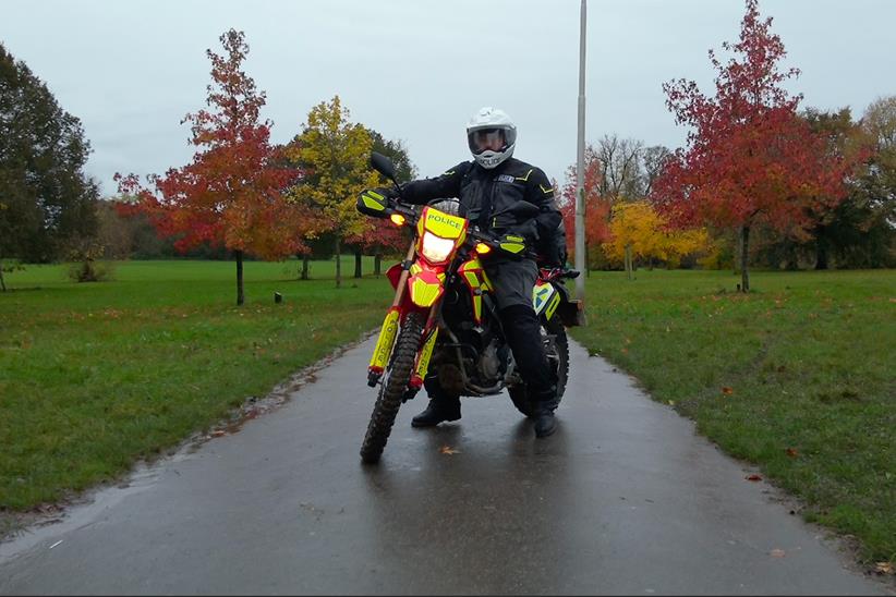 Thames Valley Police off road trained officer