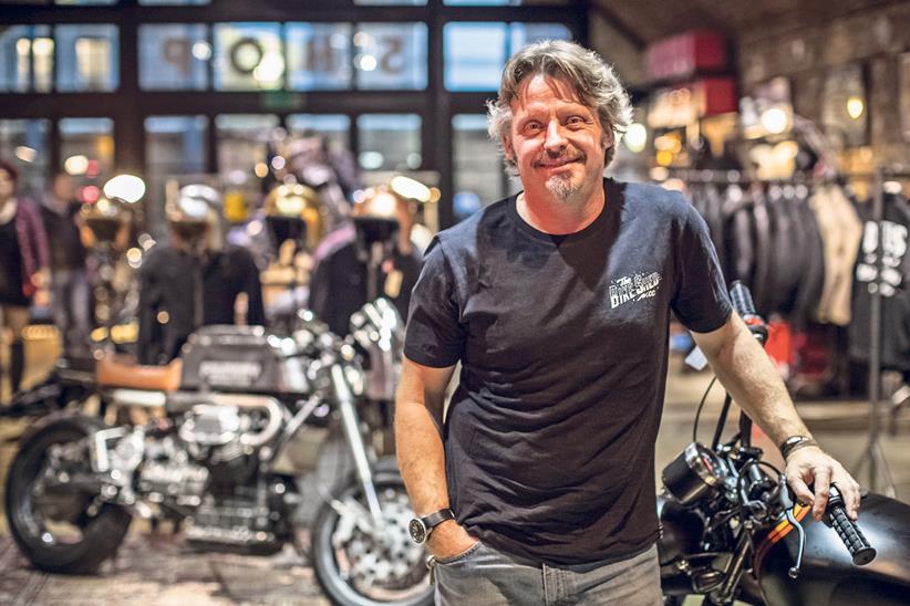 Charley Boorman at the Bike Shed in London