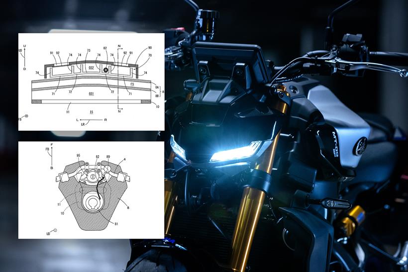 Yamaha MT-09 air intake amplifier patent drawings