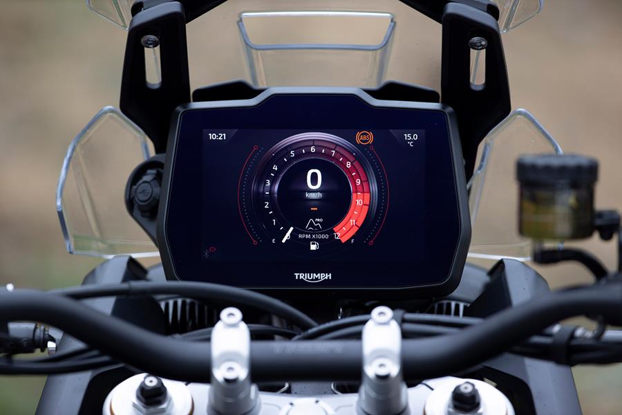 2024 Triumph Tiger 900 Rally Pro dash