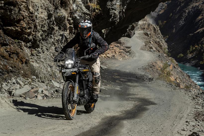 Royal Enfield Himalayan 450 ridden off road