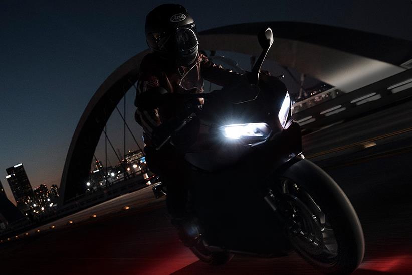 Suspected Triumph Daytona 660 teaser image