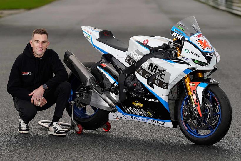 Lee Jackson with his MasterMac Honda Fireblade