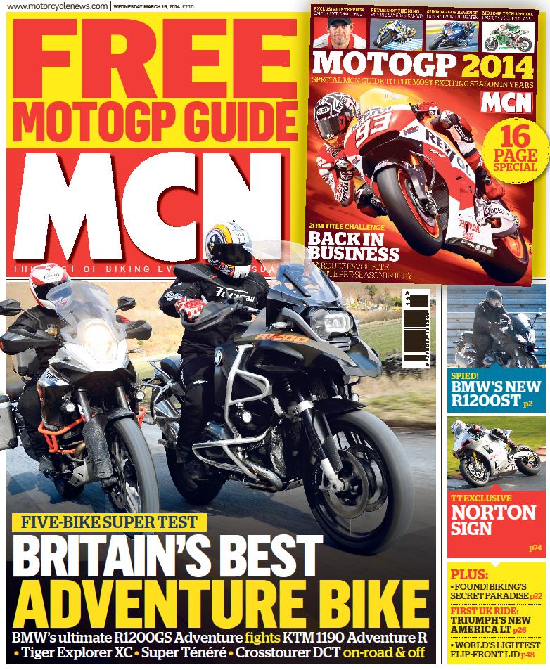 New MCN March 19 Britain's best adventure bike