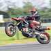 Ducati 698 Hypermotard mono wheelie on track