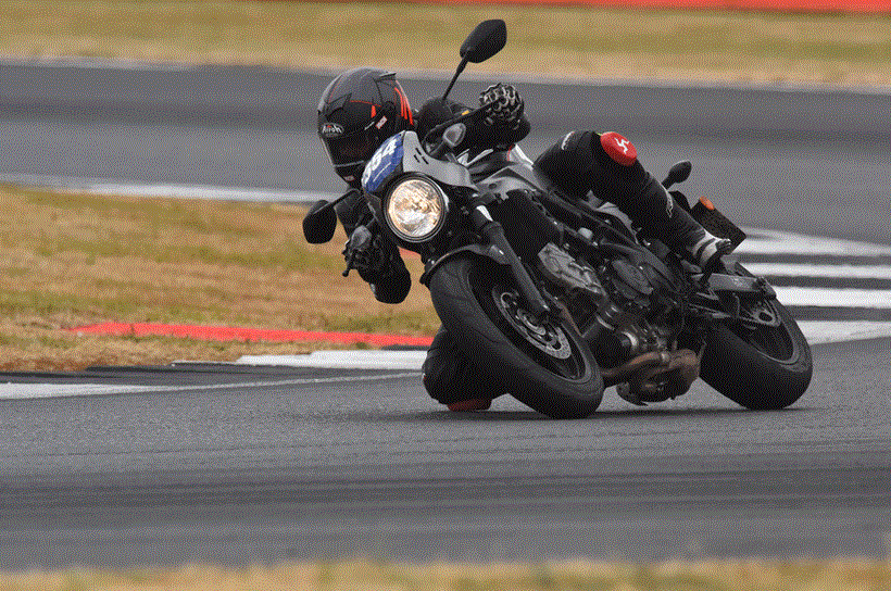 Silverstone rider waiting in pit