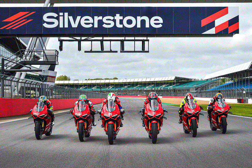 Silverstone Ducati riders