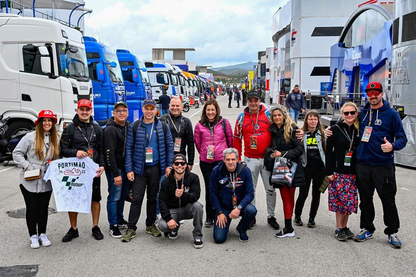 MotoGP fans at Two Wheels for `Life experience day