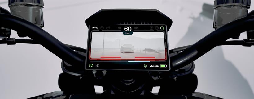 Verge radar dash display