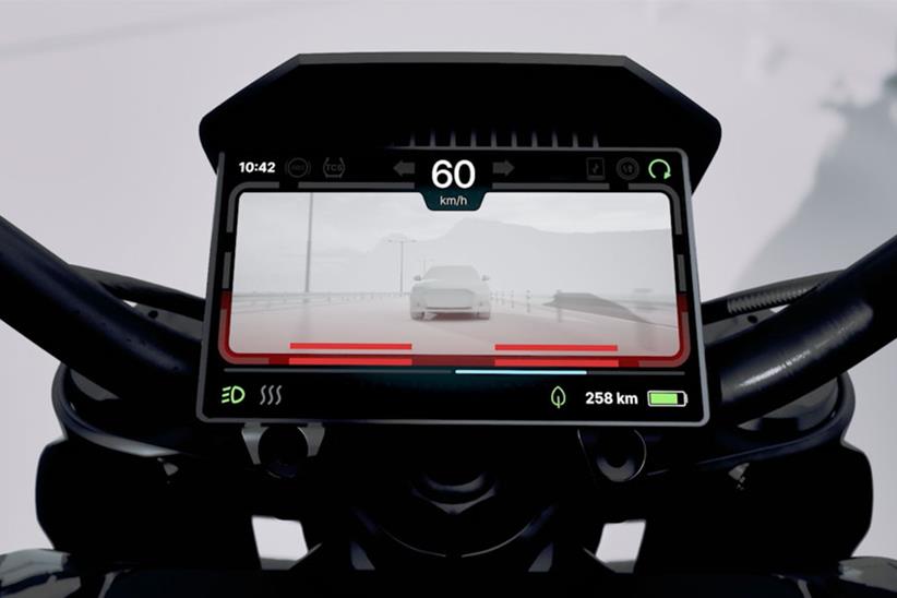 Verge radar dash display