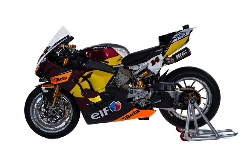 The Marc VDS Racing Ducati which Sam Lowes will race in WorldSBK.