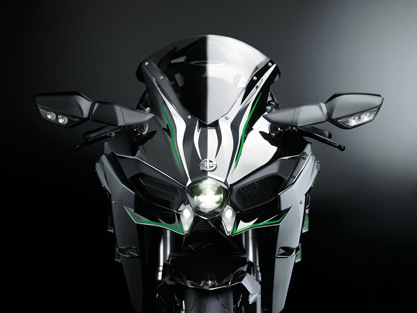 MILAN SHOW: 210bhp Ninja H2 road bike revealed