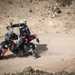 2024 Ducati DesertX Rally tackling a gravel corner