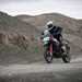 2024 Ducati DesertX Rally ridden down a gravel trail