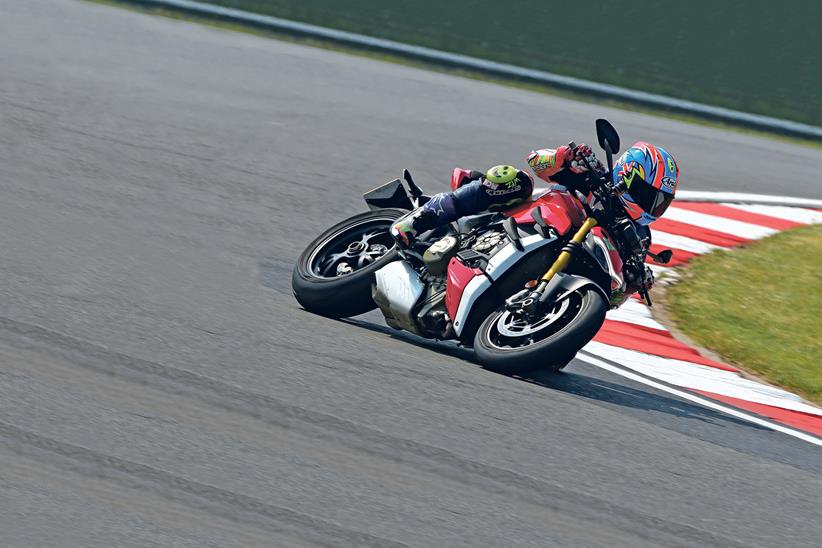 Ducati on track