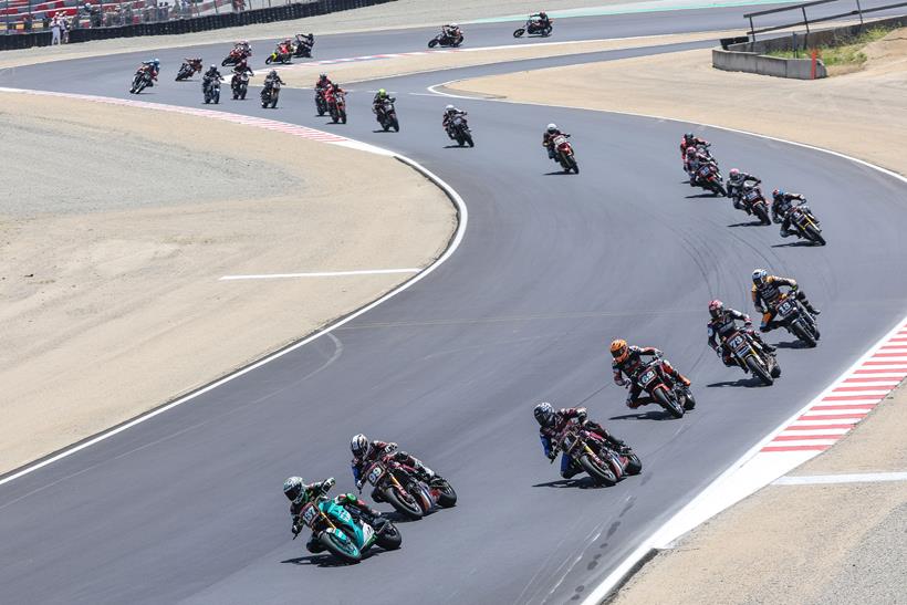 Laguna Seca Energica electric race series