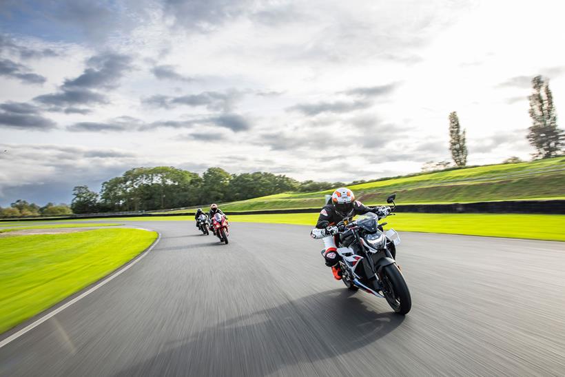 Riders on track at the BMW Motorrad Academy