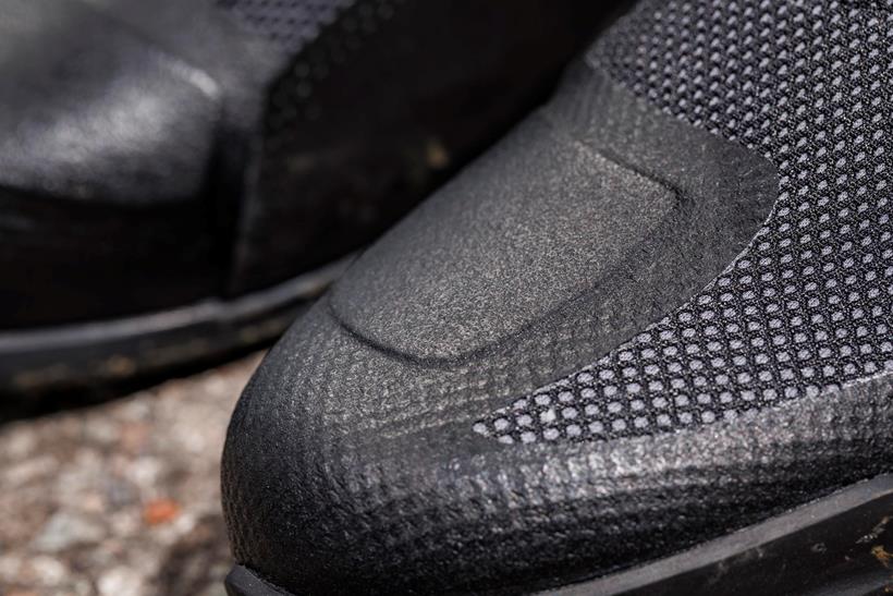 The front toe on the TCX Airtech 3 GoreTex boots