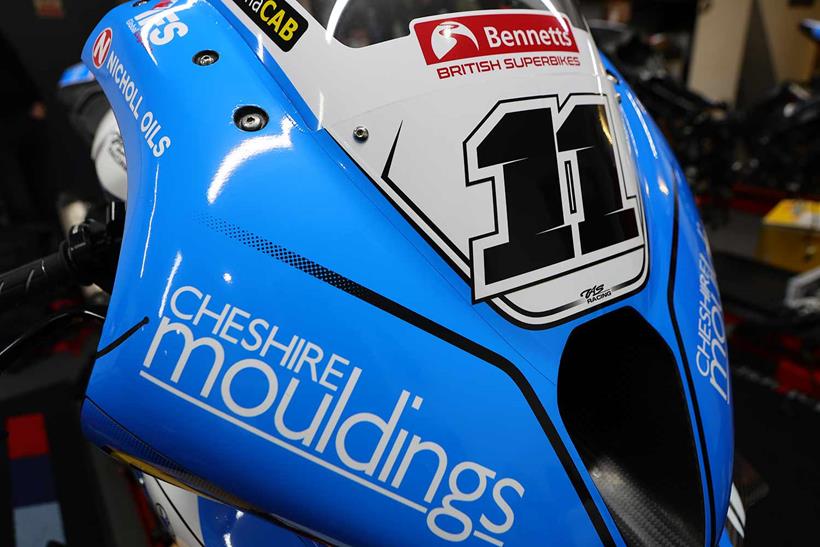 Rory Skinner #11 on the Cheshire Mouldings BMW M1000 RR