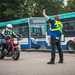Motorcycle licence training emergency stop