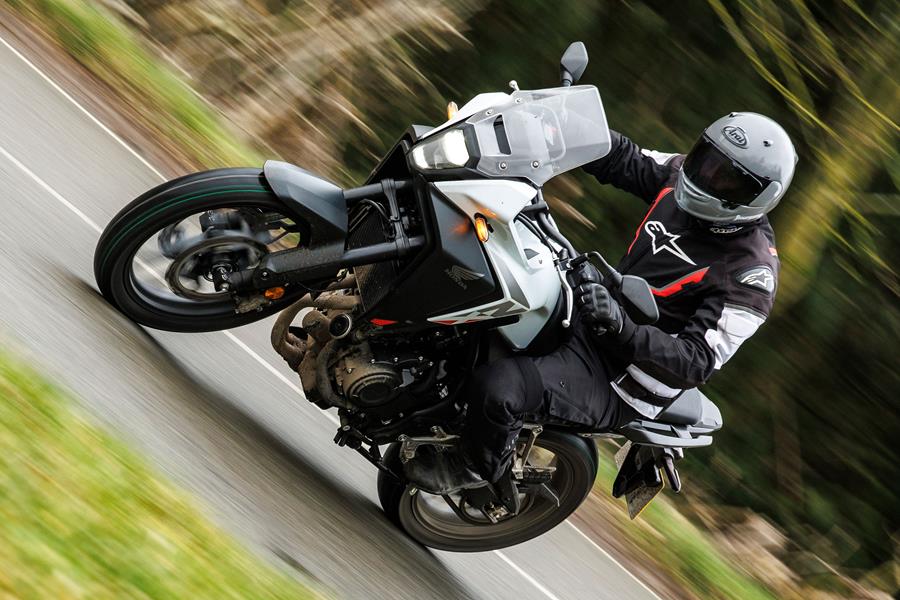 Honda NX500 tested for MCN by Jon Urry