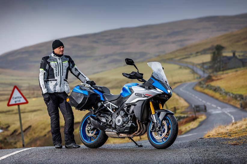 2024 Suzuki GSX-S1000GX with Michael Neeves giving it some serious thought