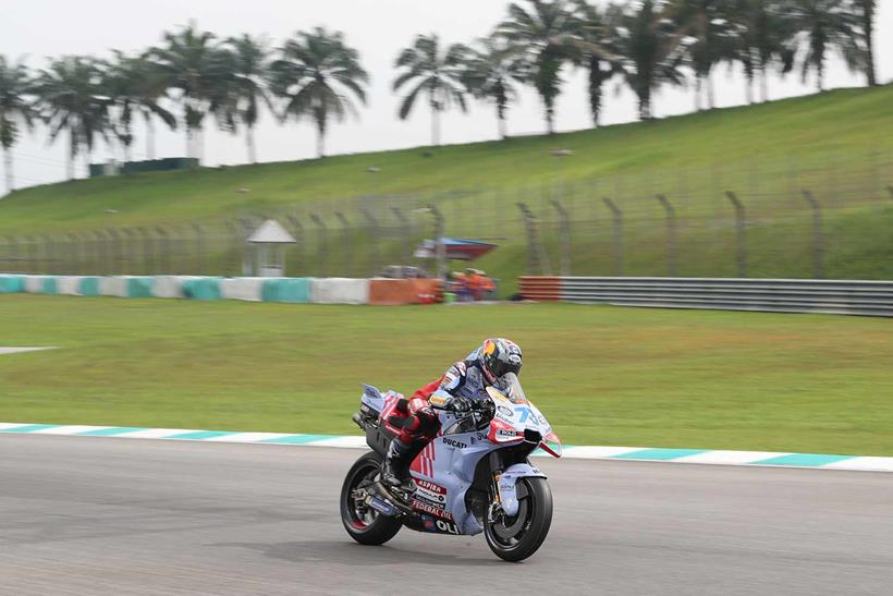 Alex Marquez ended the Sepang Test in fourth.